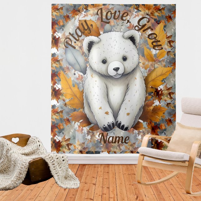 Babybär Herbst Wandteppich (Von Creator hochgeladen)