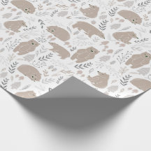 Babybär-neutrales Babywaschpapier