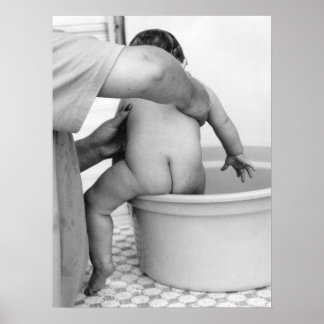 Babybath-Poster Poster