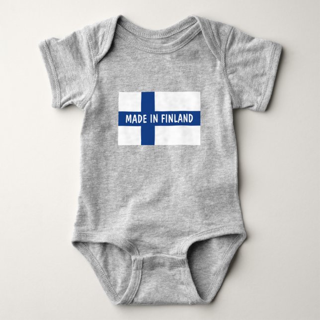 Babybekleidung für Neugeborene in Finnland Baby Strampler (Vorderseite)