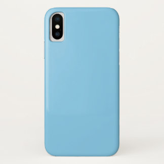 Babyblau iPhone X Hülle