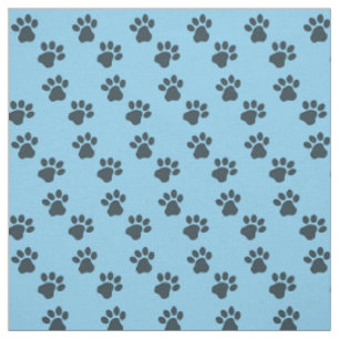 Babyblau gefärbte Stoffe mit Katzenpaw-Prinzen
