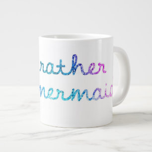 Babyblau Jumbo-Tasse