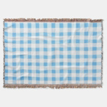 Babyblau kariert