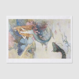 Babyblau Seidenpapier