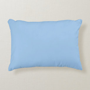 Babyblaue Augen (einfarbig) Dekokissen