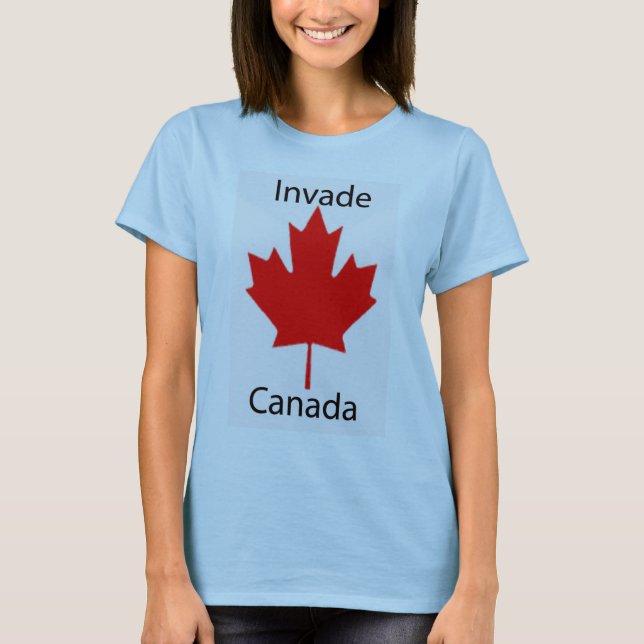 Babyblaueindringen von Kanada T-Shirt (Vorderseite)