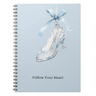 Babyblauer Slip High Heel Bogen Notizblock