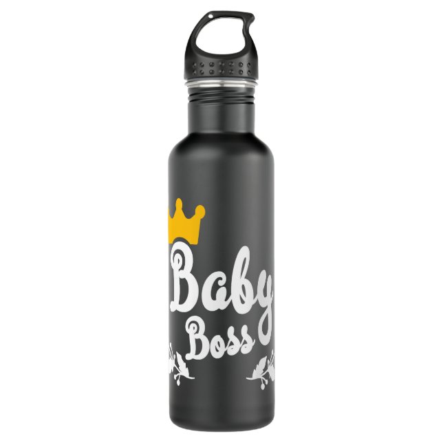 Babybock Edelstahlflasche (Vorderseite)