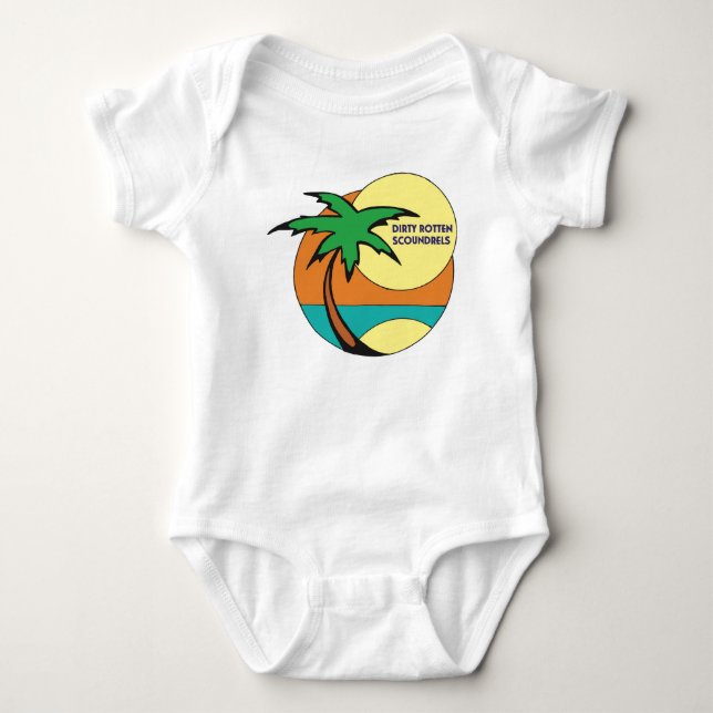 Babybodysuit "der schmutzigen faulen Schurken" Baby Strampler (Vorderseite)