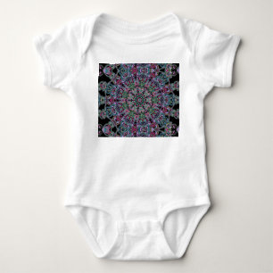 Babybodysuit mit Mandala 2 Baby Strampler