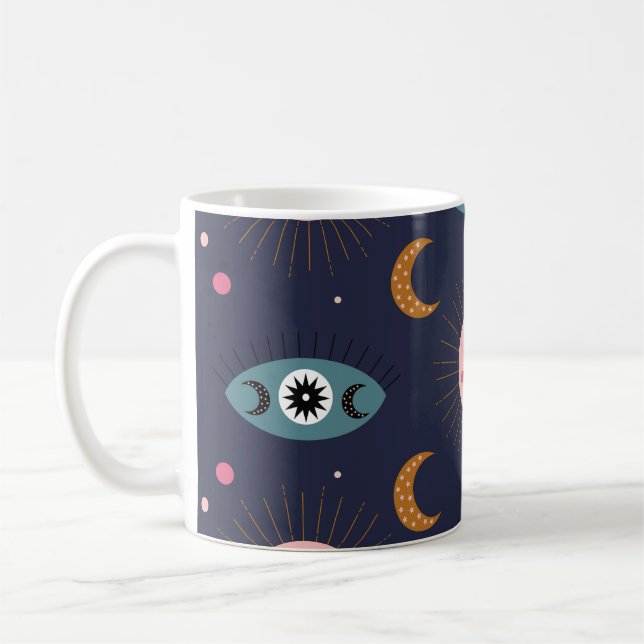 Babyboho, hippie chic Muster. Kaffeetasse (Links)