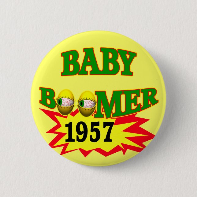 Babyboomer 1957 button (Vorderseite)