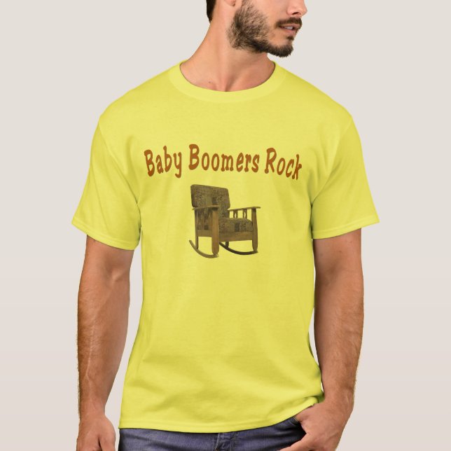 Babyboomer-Felsen-T - Shirt (Vorderseite)