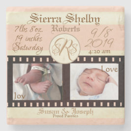 Babybriefe und Fotos Filmfilm Steinuntersetzer
