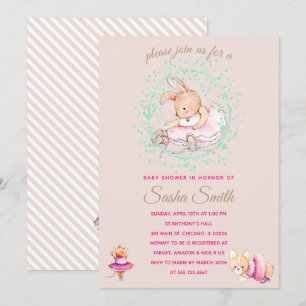 Babybrille Babydusche Party Einladung