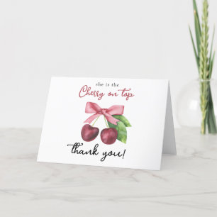 Babybrusdusche - Dankeschön Karte