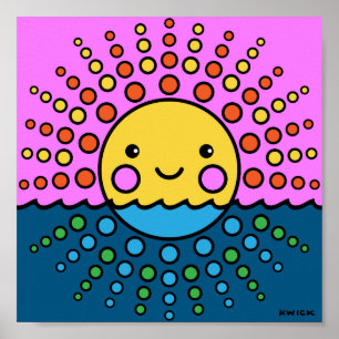 Babybuch drucken 8x8" poster