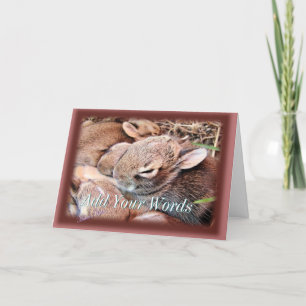 BAbyBunnies-jeder Anlass-anpassen Karte