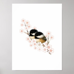 Babychickadeposter drucken poster