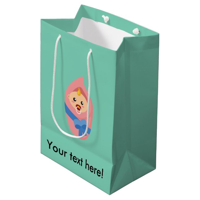Babyclipse Mittlere Geschenktüte (Vorderseite Schrägansicht)
