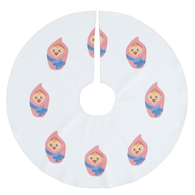 Babyclipse Polyester Weihnachtsbaumdecke (Vorderseite)