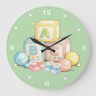 BABYCLOCK-ABCBLOCKS-C - Uhren