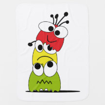 Babydecke mit süssen Tierchen