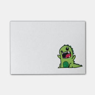 Babydinosaurier-Cartoon Post-it Klebezettel