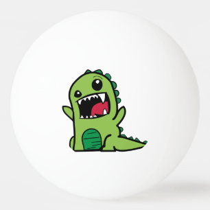 Babydinosaurier-Cartoon Tischtennisball