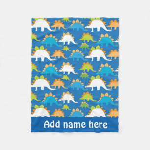 Babydinosaurier-Muster Fleecedecke