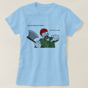 Babydoll-Holzfäller-Shirt T-Shirt