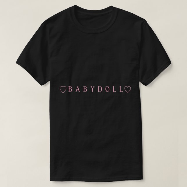 Babydoll_quot_ Coquette-Ästhetik T-Shirt (Design vorne)