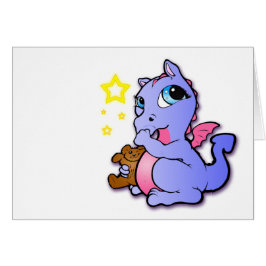 Babydrache, der seinen Daumen sind zum Kotzen -
