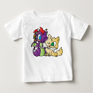 Babydrache und -wolf baby t-shirt