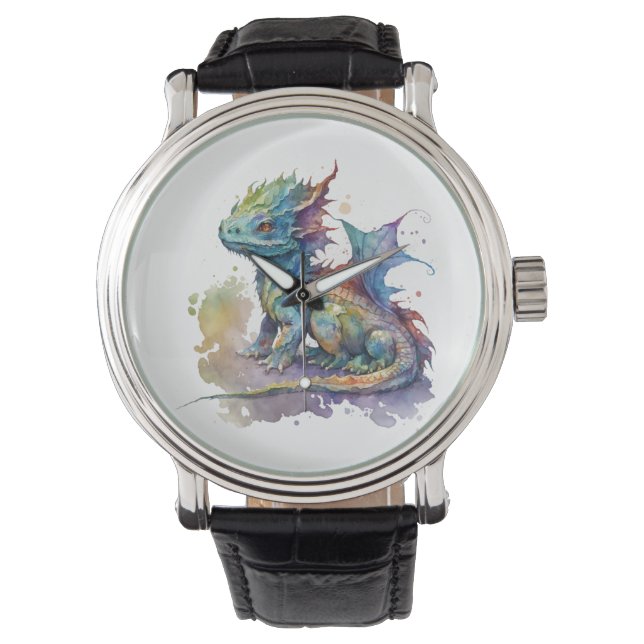 Babydrachenwache Armbanduhr (Vorderseite)
