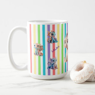 Babydragon レインボーストライプマグカップ kaffeetasse