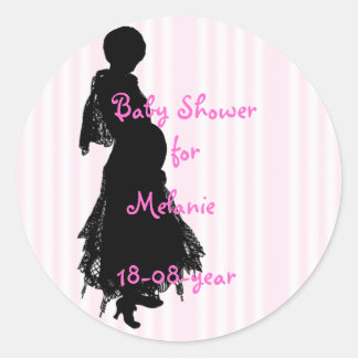 Babyduschaufkleber Runder Aufkleber