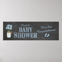 Babyduschbanner Poster