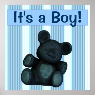 Babyduschbanner/Poster individuell anpassbar Es is Poster