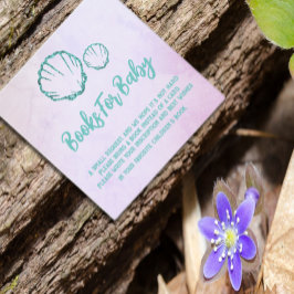 Babyduschbücher für Baby Begleitkarte