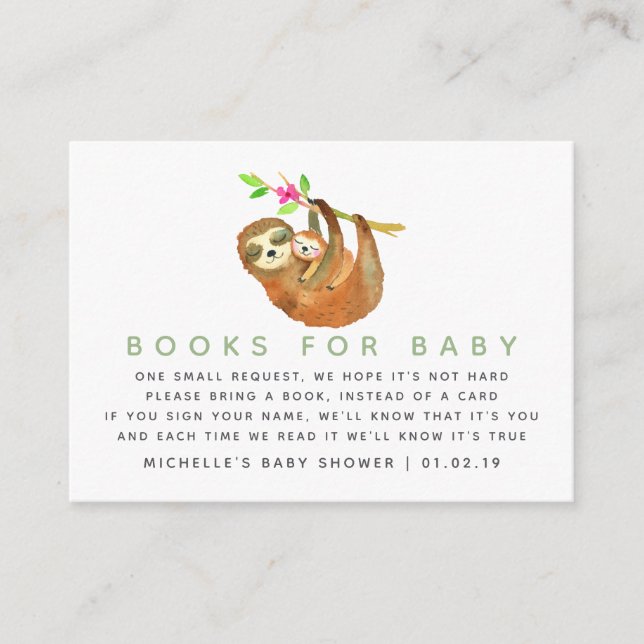 Babyduschbücher für Babys mit dem Thema "Wasserfar Begleitkarte (Vorderseite)