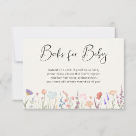 Babyduschbücher für die Babyausstattung von Wildbl Einladung