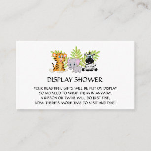 Babyduschduschdusche Einstecknadel Begleitkarte