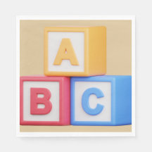 Babydusche - Alphabet Blocks Luncheon