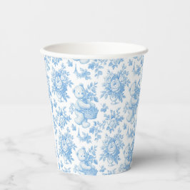 Babydusche aus französischem Toile Pappbecher