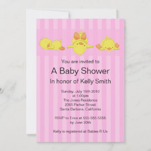 Babydusche aus Gelbente Einladung