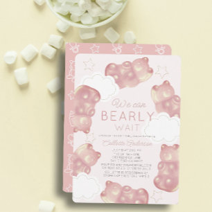 Babydusche aus Gummy Bear Girl Einladung