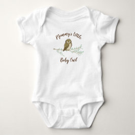 Babydusche aus Owl Woodland Baby Strampler