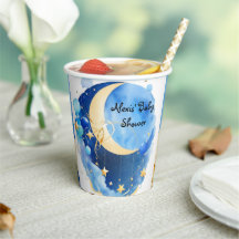 Babydusche aus Sternen und Mond